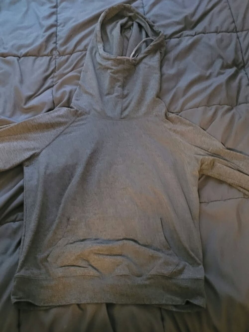 Garage Grey Hooded Top Hoodie XS 89% Polyester 11% Spandex